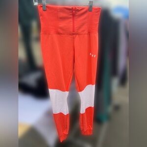 Nike bright orange Leggings